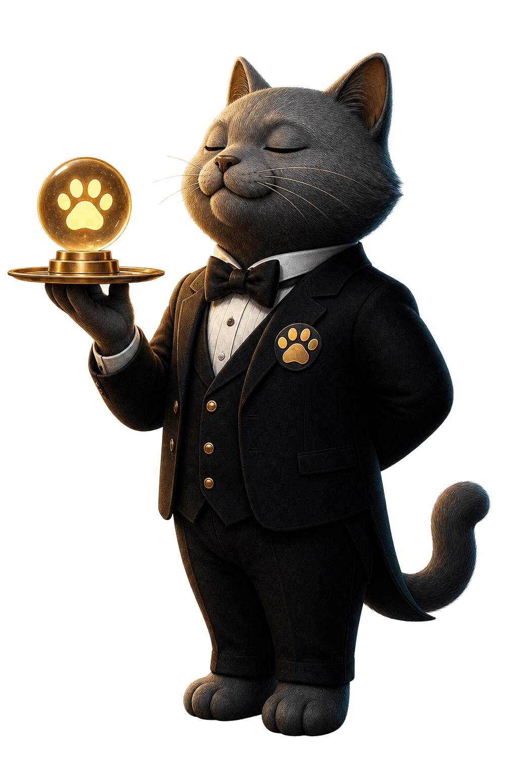 The agentdeck butler cat, your progress concierge
